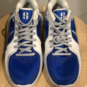 New Nike Sabrina 2 Blue and White Basketball Sneaks